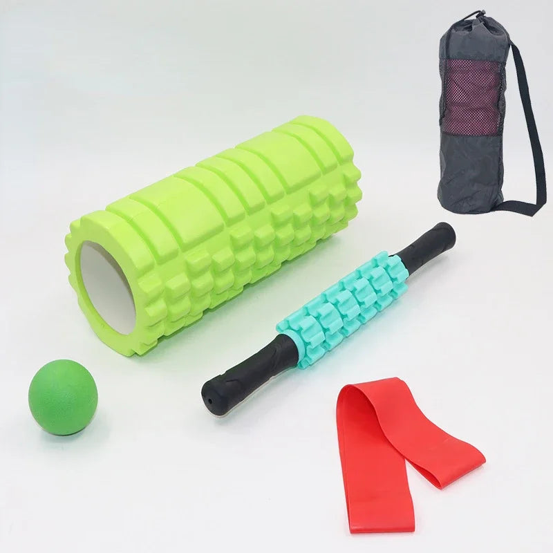 Classic yoga column massage rod fascia ball set